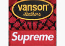 Supreme Vanson Leathers Spider-Man Sweater Red