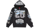 Supreme Warriors Applique Zip Up Hooded Sweatshirt Black one-kickz