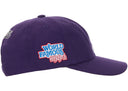 Supreme World Famous S Logo 6-Panel Hat Purple one-kickz