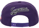 Supreme World Famous S Logo 6-Panel Hat Purple one-kickz