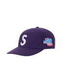 Supreme World Famous S Logo 6-Panel Hat Purple one-kickz