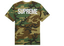 Supreme World Famous Tee Woodland Camo one-kickz