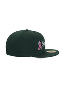 Supreme x New Era Breast Cancer Awareness Box Logo Fitted Hat Green one-kickz