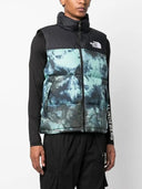 The North Face Wasabi Ice dye 1996 Retro Nuptse Down Puffer Vest Jacket one-kickz