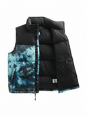 The North Face Wasabi Ice dye 1996 Retro Nuptse Down Puffer Vest Jacket one-kickz
