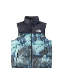 The North Face Wasabi Ice dye 1996 Retro Nuptse Down Puffer Vest Jacket one-kickz