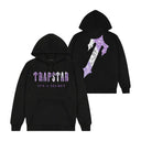 Trapstar Decoded Paisley Monochrome Edition Hoodie Black/Purple one-kickz