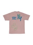 Travis Scott Cactus Jack x Fragment x Takashi Murakami The Dawn Tee Pink one-kickz