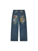 Vale Forever 1980s Blue Denim Carpenters Blue