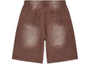 Vale Forever Brown 1980's Jorts Red/Wash