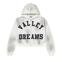 Vale Forever Classico Zip Up Hoodie White one-kickz