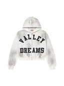 Vale Forever Classico Zip Up Hoodie White one-kickz