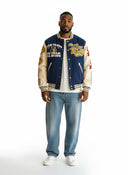 Vale Forever Friday Varsity Jacket Sky Blue one-kickz