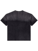 Vista trasera de la camiseta negra Vale Forever Fury Big Tee de One Kickz con acabado desgastado