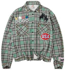 Vale Forever Jade Flannel 'Blue'