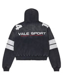 Vale Forever Jerzee Black Washed Zip Up one-kickz