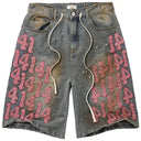Vale Forever Pink Charm Jorts 'Mid Wash'