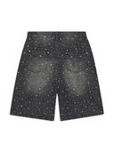 Vale Forever Rainstorm Jorts Black one-kickz