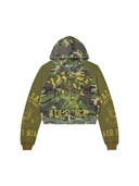 Vale Forever Terrain Camo Zip Up Hoodie Green/Yellow one-kickz