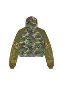 Vale Forever Terrain Camo Zip Up Hoodie Green/Yellow one-kickz