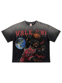 Vale Forever VSU Athletics Dog Basketball Faded Black Tee one-kickz