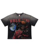 Vale Forever VSU Athletics Dog Basketball Faded Black Tee