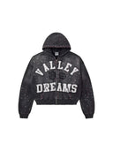 Vale Forever Valley Dreams Black Classico Zip Up Hoodie one-kickz