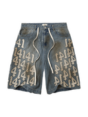 Vale Forever White Charm Jorts 'Mid Wash' one-kickz