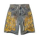 Vale Forever yellow Charm Jorts 'Mid Wash' one-kickz