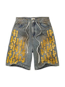 Vale Forever yellow Charm Jorts 'Mid Wash' one-kickz