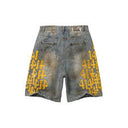 Vale Forever yellow Charm Jorts 'Mid Wash' one-kickz