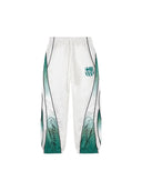 Valley Action Track Pant In White/Ombre/green one-kickz