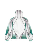 Valley Action Track Top White/Ombre/Green one-kickz