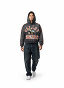 Valley Anthem Pullover Hoodie Black/Red one-kickz