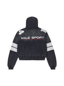 Valley Jerzee Black Washed Zip Up