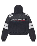 Valley Jerzee Black Washed Zip Up one-kickz