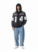 Valley Jerzee Black Washed Zip Up one-kickz