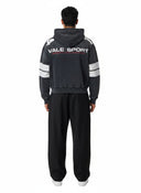 Valley Jerzee Black Washed Zip Up one-kickz