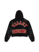 Valley Pluto Clustered Black Zip Up one-kickz