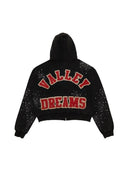 Valley Pluto Clustered Black Zip Up one-kickz