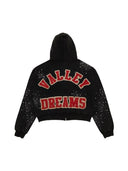 Valley Pluto Clustered Black Zip Up one-kickz
