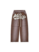 Valley Skittle Sweatpants Brown one-kickz