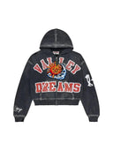 Valley Sunny Zip Up Black one-kickz