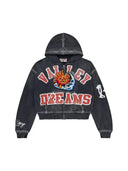 Valley Sunny Zip Up Black one-kickz