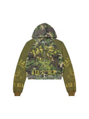 Valley Terrain Camo Zip Up Hoodie Green/Yellow one-kickz