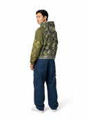 Valley Terrain Camo Zip Up Hoodie Green/Yellow one-kickz