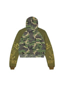Valley Terrain Camo Zip Up Hoodie Green/Yellow valley One Kickz