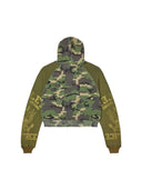 Valley Terrain Camo Zip Up Hoodie Green/Yellow one-kickz
