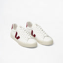 Veja Campo Leather White Grenat