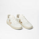 Veja V-10 Leather White Platine